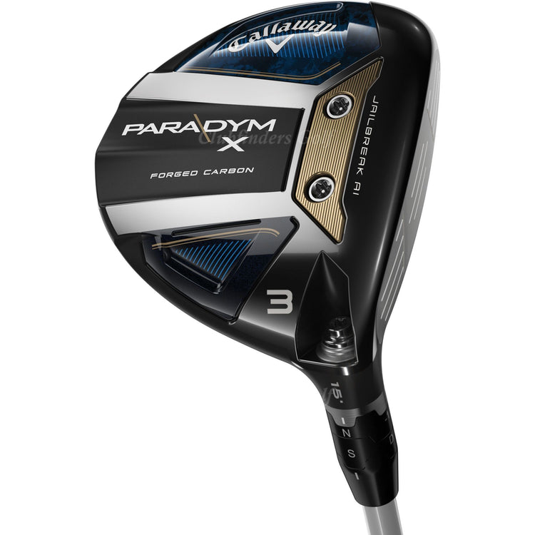 NEW LH Callaway Paradym X 15° Fairway Wood 3 HZRDUS Silver 5.5 Regular