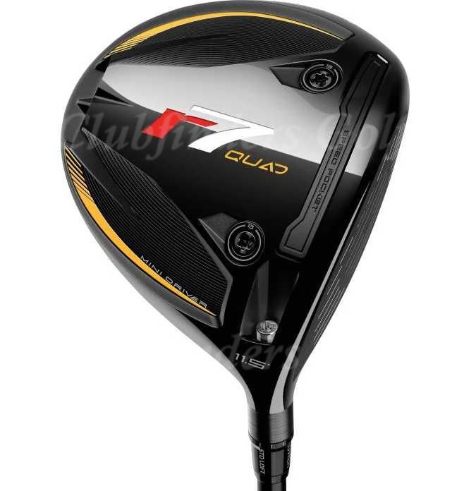 NEW LH TaylorMade r7 Quad 11.5 Mini Driver Fujikura Speeder Graphite Stiff w/ HC