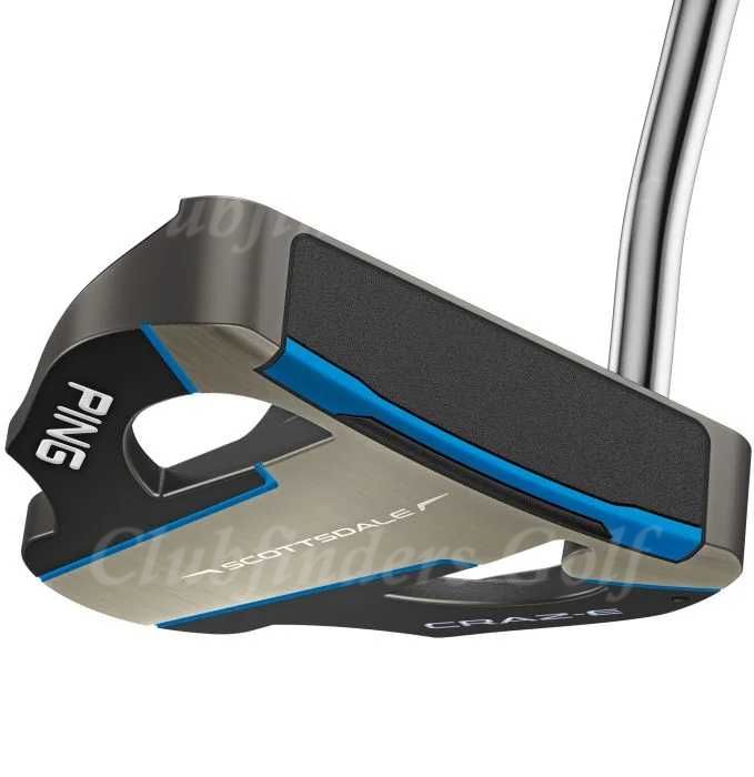NEW Ping '25 Scottsdale Craz-E Black Dot 35" Double-Bend Putter w/ Super Stroke