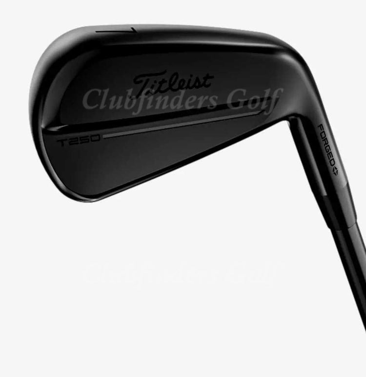 NEW Titleist T250 Black Vapor Forged 2026 4-PW Iron Set AMT Red Onyx Steel Stiff