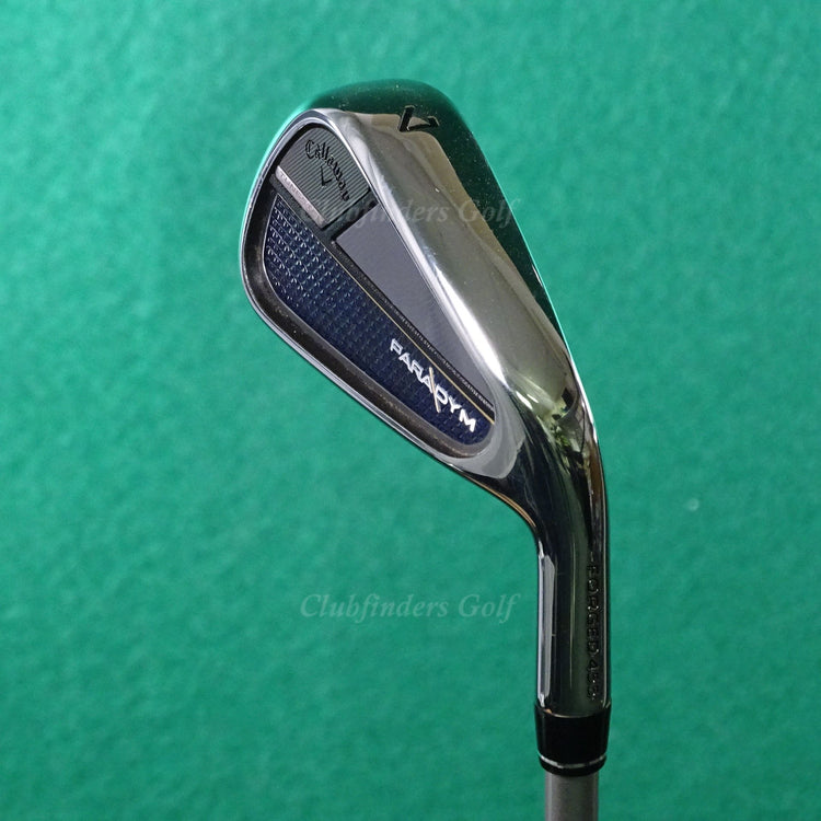 Callaway Paradym Single 7 Iron Aldila Ascent 50 Graphite Seniors