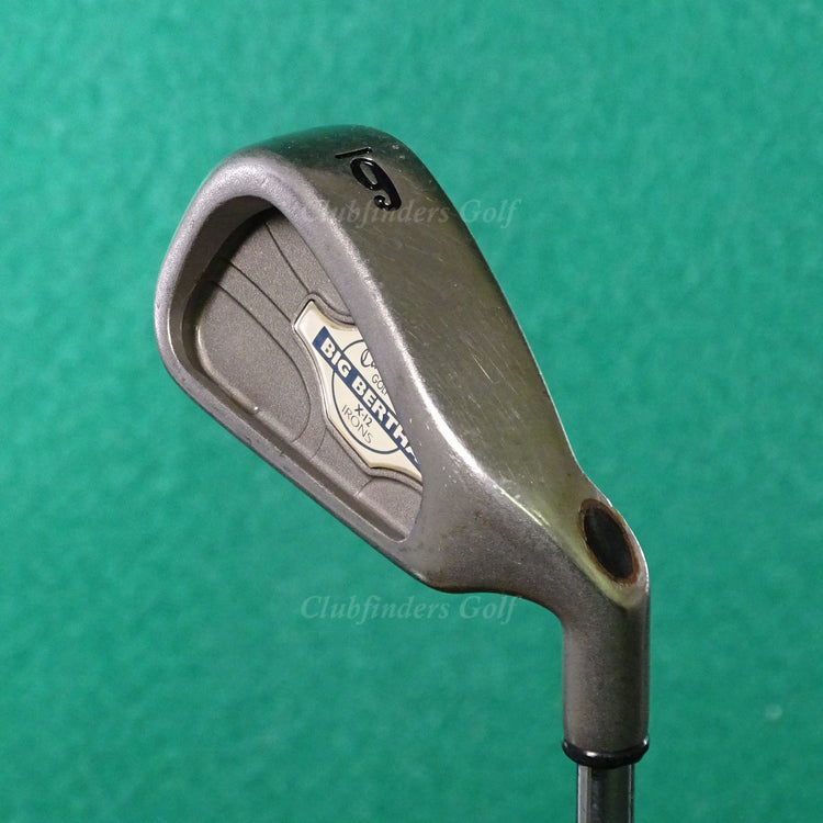 Callaway Big Bertha X-12 Single 6 Iron Memphis 10 '98 Steel Uniflex