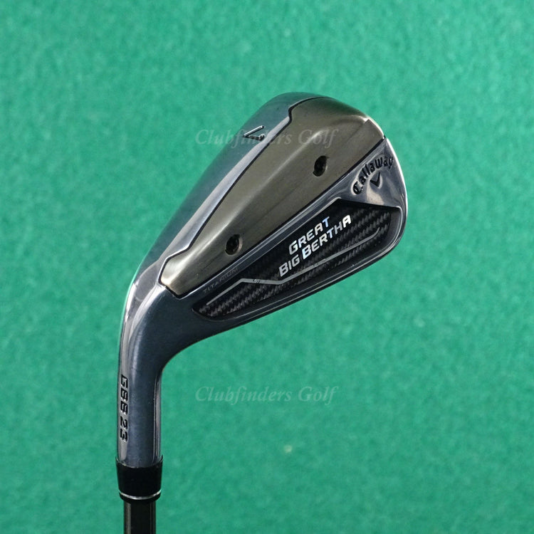 LH Lady Callaway Great Big Bertha GBB 23 Single 7 Iron Helium Graphite Ladies