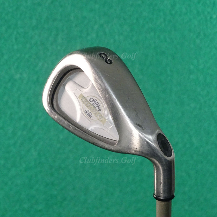 Lady Callaway Steelhead X-14 Single 8 Iron Factory Gems Graphite Ladies