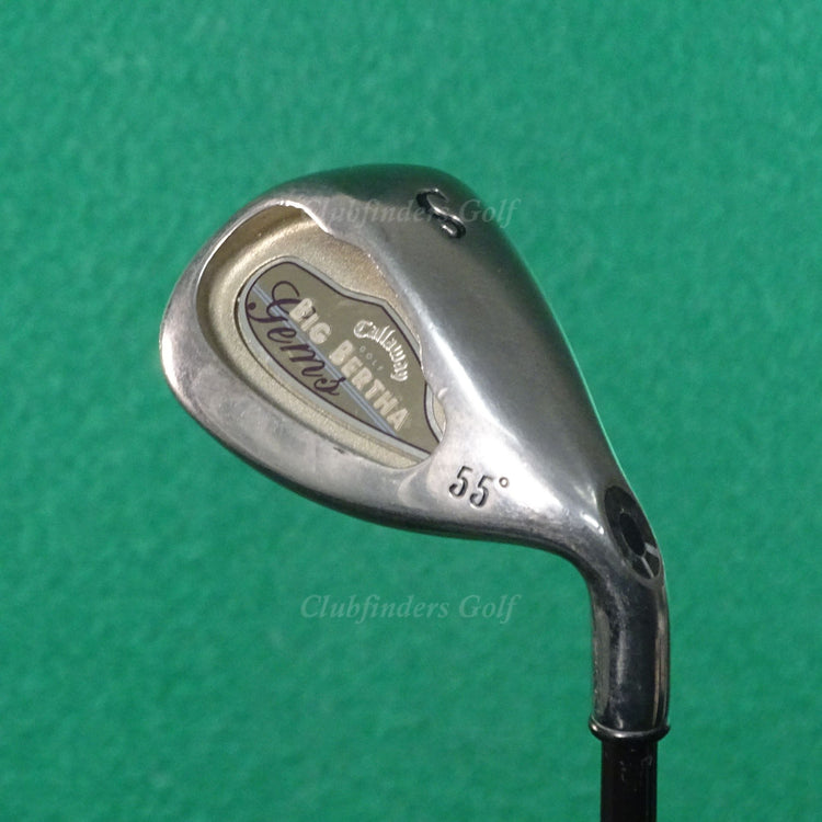 Lady Callaway Big Bertha 2004 Gems 55° SW Sand Wedge Gems 65i Graphite Ladies