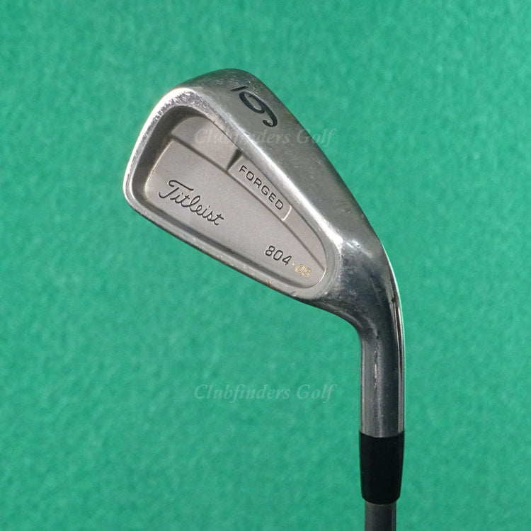 Titleist 804.OS Forged Single 6 Iron Factory 3950 Graphite Soft Regular DEMO