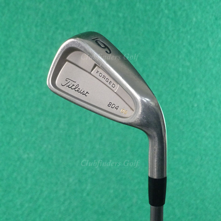 Titleist 804.OS Forged Single 6 Iron Factory 3980 Graphite Stiff DEMO
