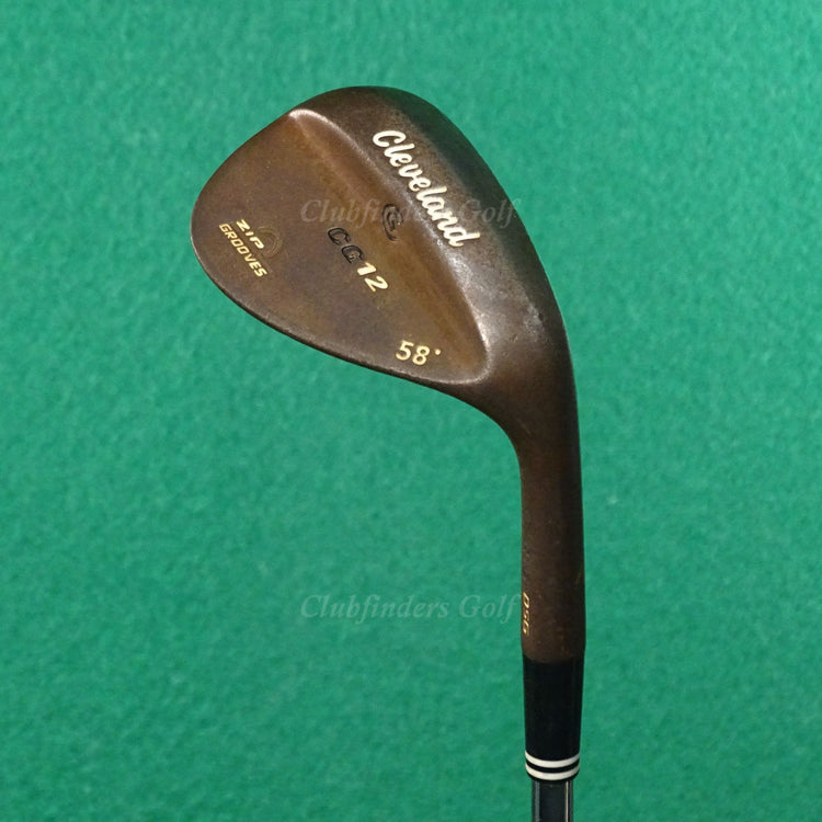 Cleveland CG12 DSG RTG+ 58° LW Lob Wedge Factory Traction Steel Wedge