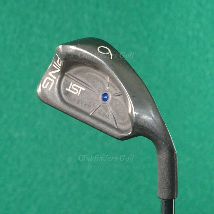 Ping ISI Stainless Blue Dot Single 6 Iron Cushin JZ Steel Stiff