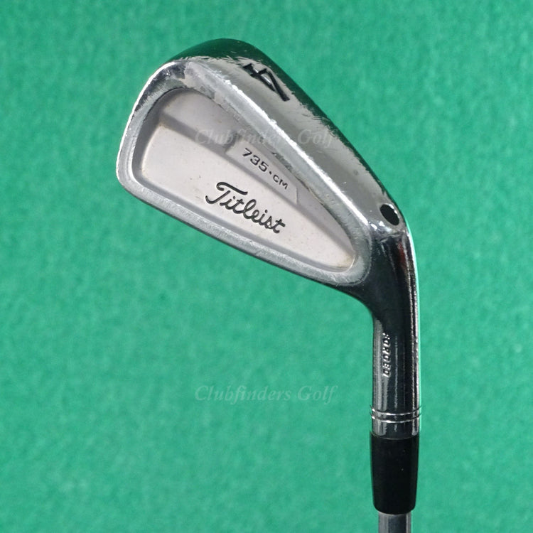 Titleist 735.CM Chrome Forged Single 4 Iron Satin Project X Steel Stiff *READ*