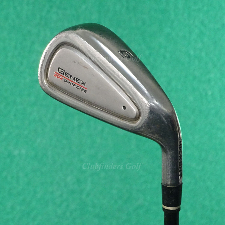 Nickent Genex 3DX Oversize Single 6 Iron UST SpeedRated 75 Graphite Regular