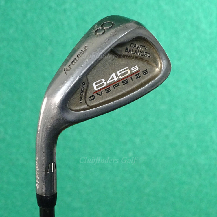 LH Tommy Armour 845s Oversize Single 8 Iron Factory G-Force 3.3 Graphite Regular
