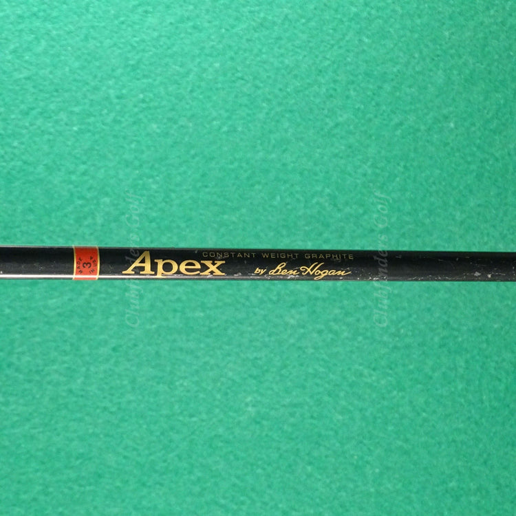 Ben Hogan Apex Plus Forged 3-EW Iron Set Factory Apex 4 Graphite Stiff