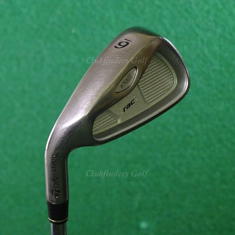 LH TaylorMade RAC OS 2005 Single 6 Iron T-Step Ultralite 90g Steel Regular