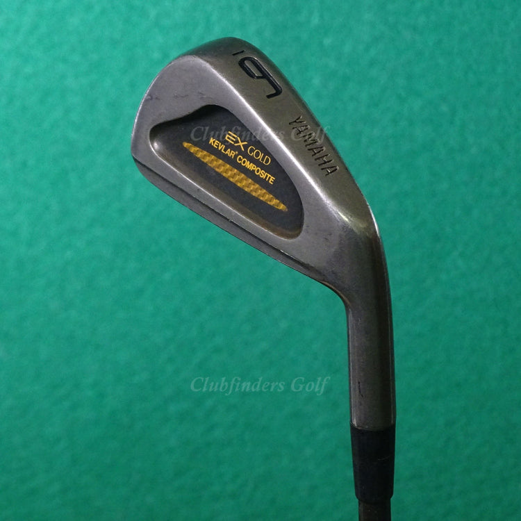 Yamaha EX Gold Composite Single 6 Iron Factory EX Graphite Regular