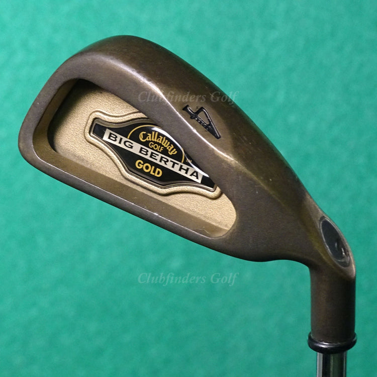 Callaway Golf Big Bertha 1996 Gold Single 4 Iron Precision Rifle Steel Stiff