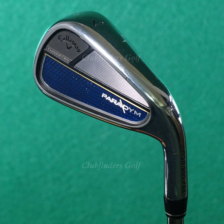 Callaway Paradym Single 7 Iron True Temper Elevate MPH 95 Steel Regular