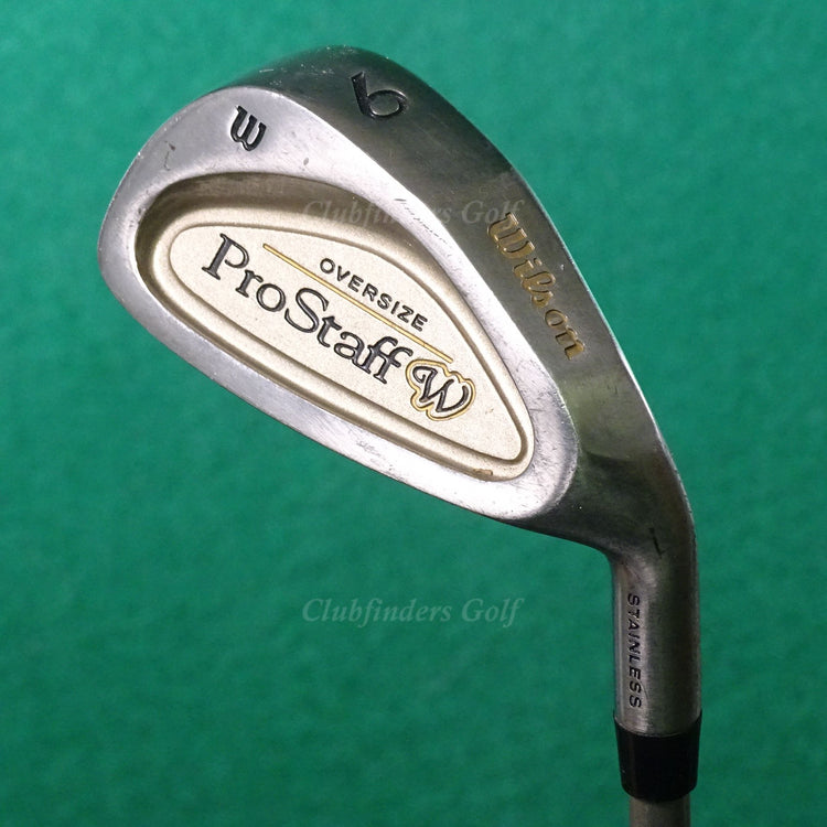 Lady Wilson ProStaff Oversize W Single 9 Iron Factory UST Graphite Ladies