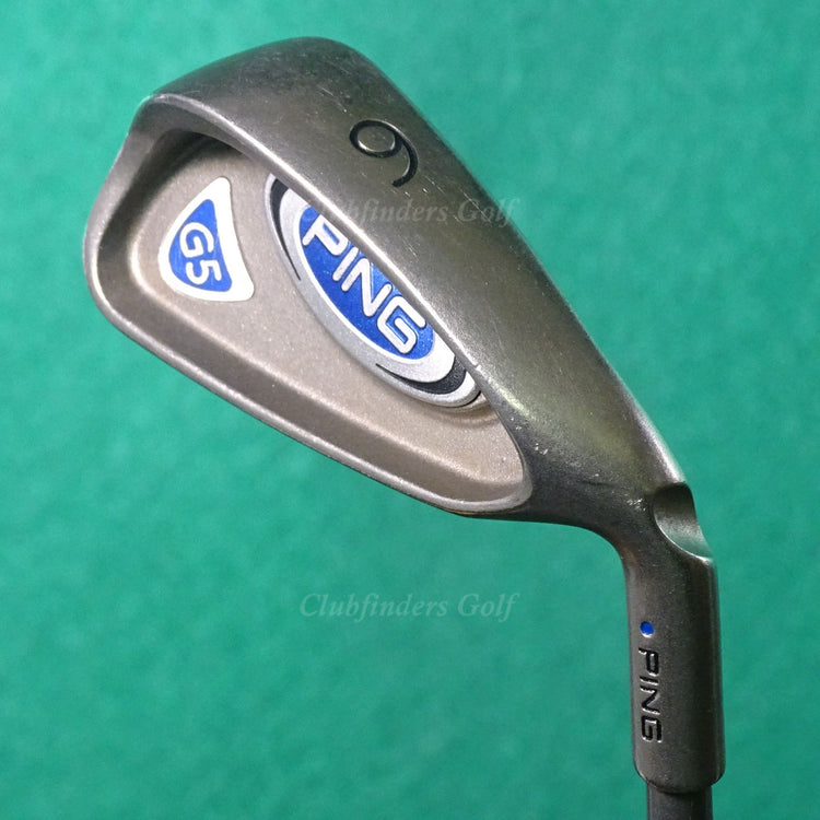 Ping G5 Blue Dot Single 6 Iron Ping TFC 100I Graphite Regular