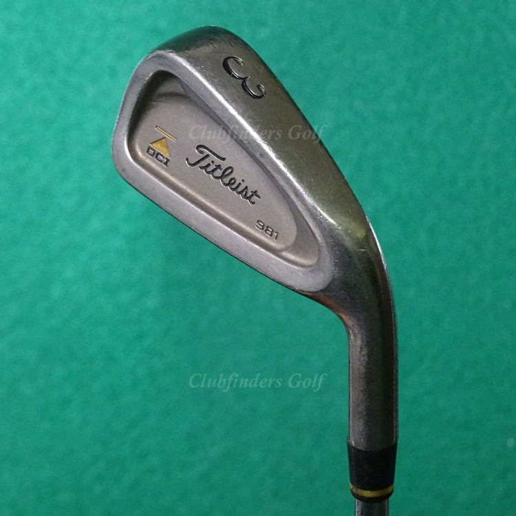 Titleist DCI 981 Single 3 Iron True Temper Dynamic Gold Sensicore Steel Regular