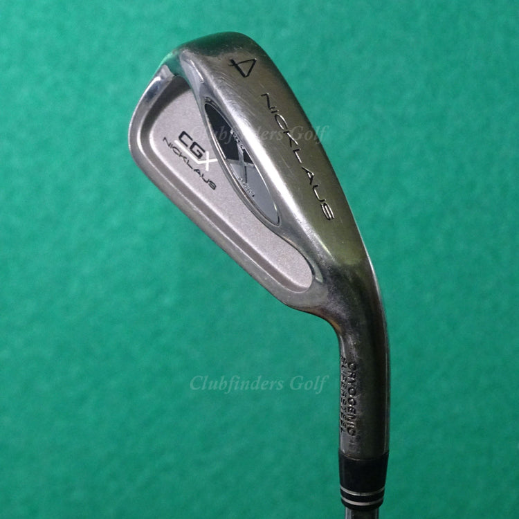 Nicklaus CGX Single 4 Iron Factory Shock Shield Crank Shaft Steel Uniflex