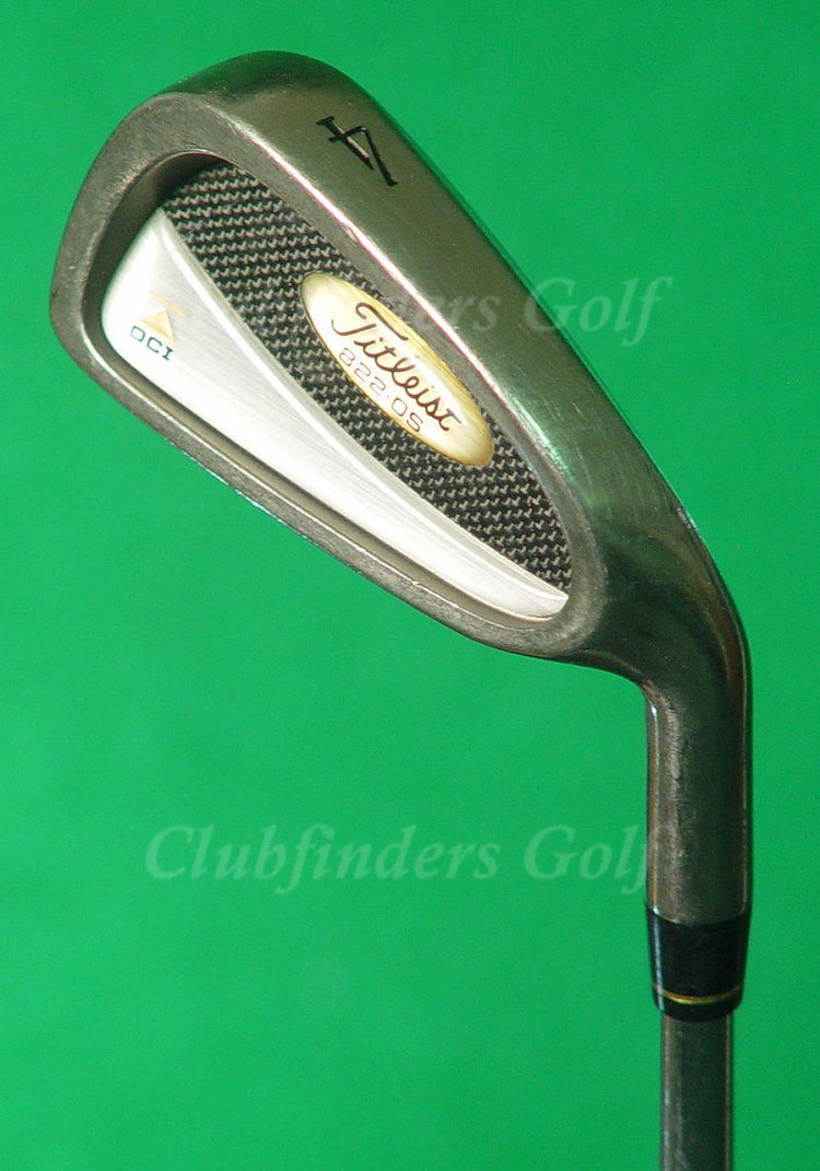 Titleist DCI 822 OS Single 4 Iron Dynamic Gold Sensicore S300 Steel Stiff