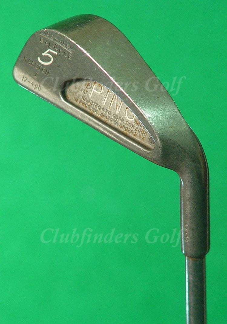 Ping Karsten I Black Dot Single 5 Iron Factory TTT Steel Stiff
