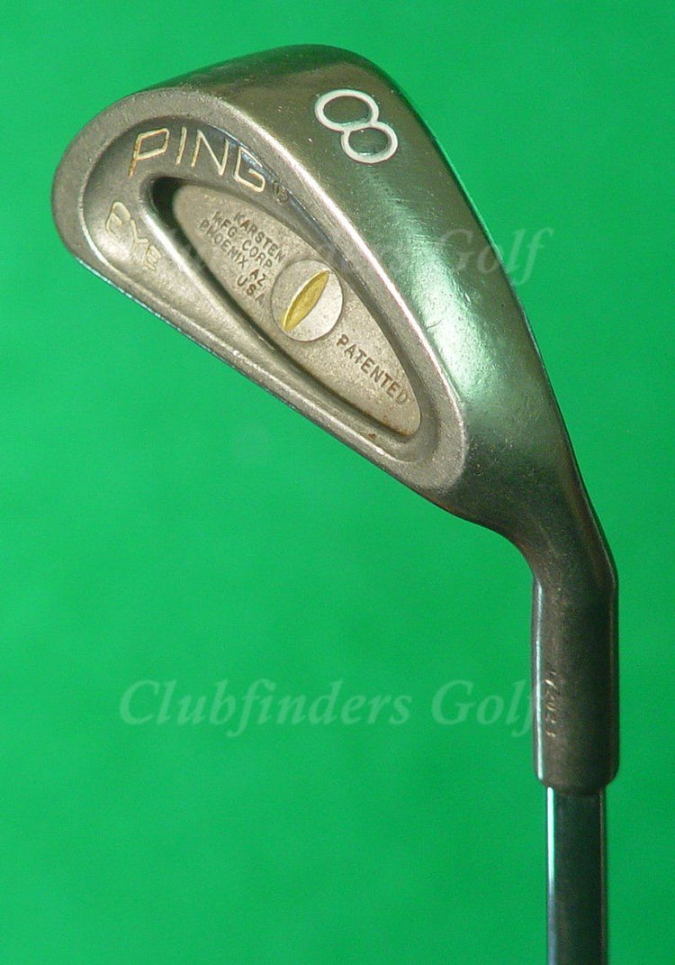 Ping Eye Gold Dot Single 8 Iron Karsten ZZ-Lite Steel Stiff
