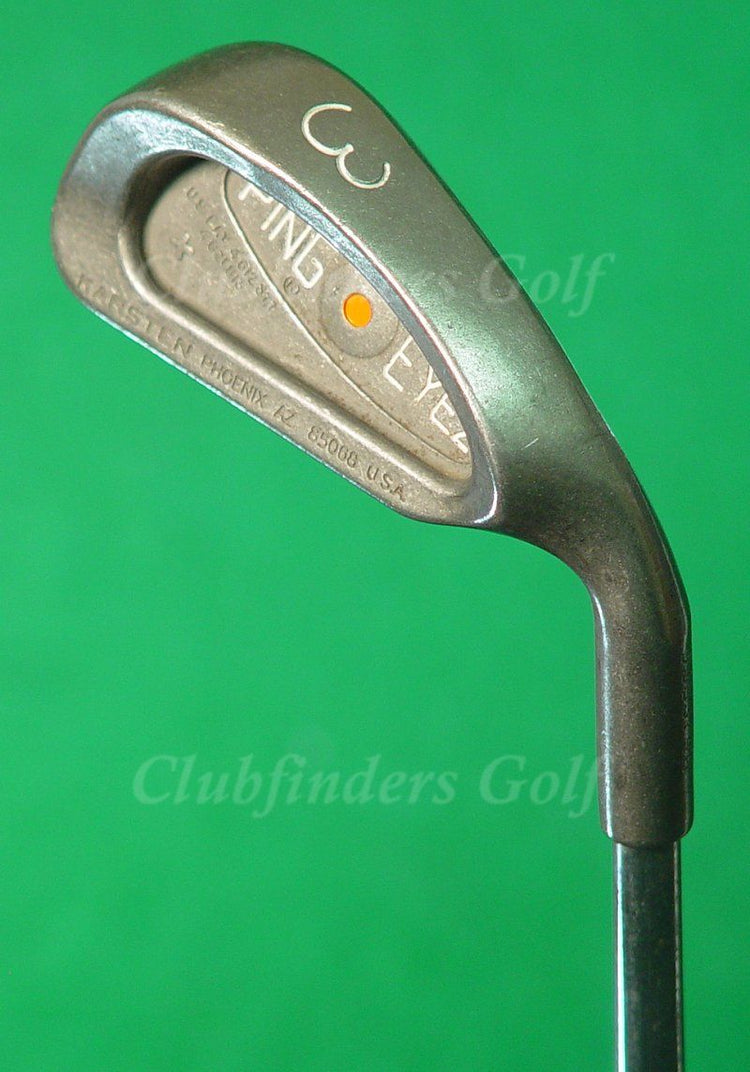 Ping Eye 2 Plus Orange Dot Single 3 Iron Karsten K-Shaft Steel Stiff