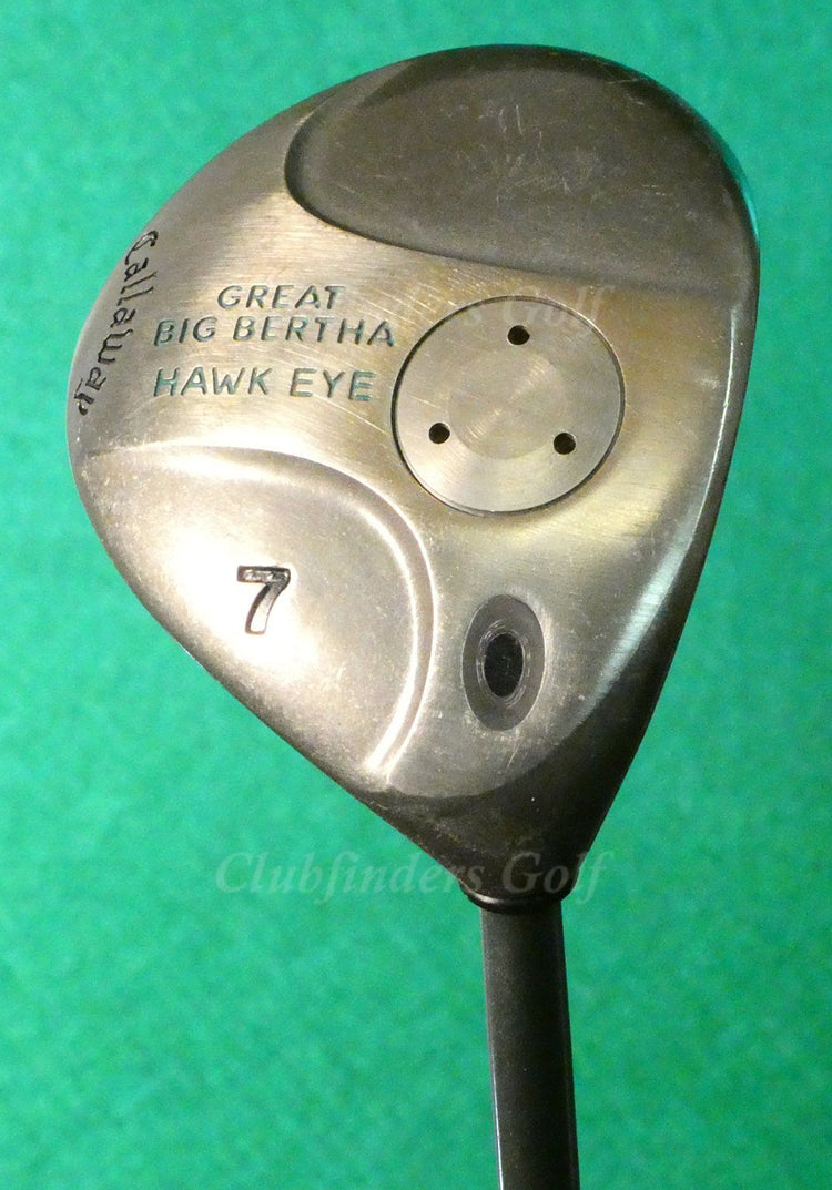 Lady Callaway Great Big Bertha Hawk Eye 7 Wood Factory Gems UL Graphite Ladies