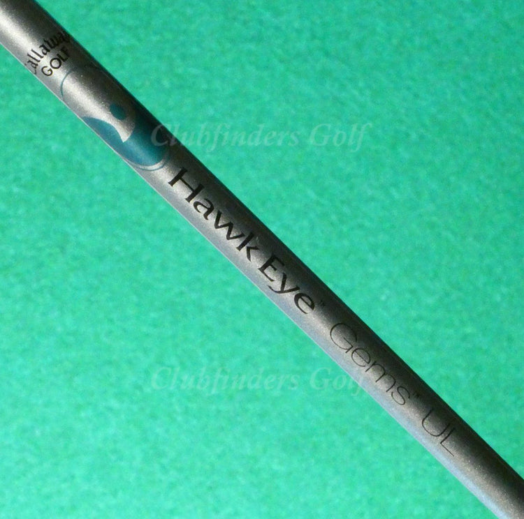 Lady Callaway Great Big Bertha Hawk Eye 7 Wood Factory Gems UL Graphite Ladies
