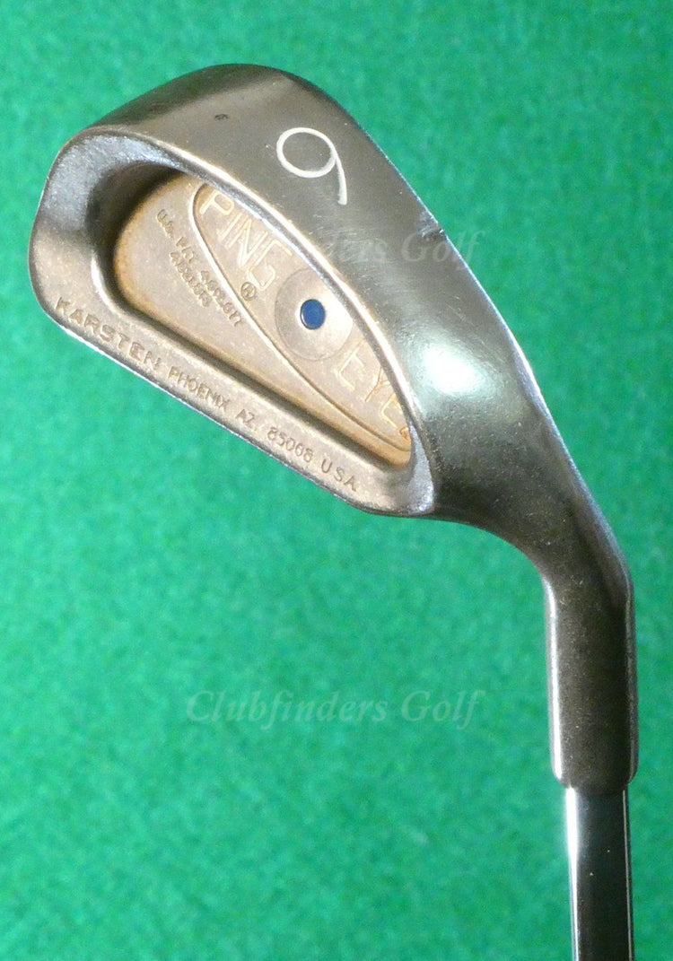 Ping Eye 2 Plus No Plus Blue Dot Single 6 Iron Karsten ZZ-Lite Steel Stiff