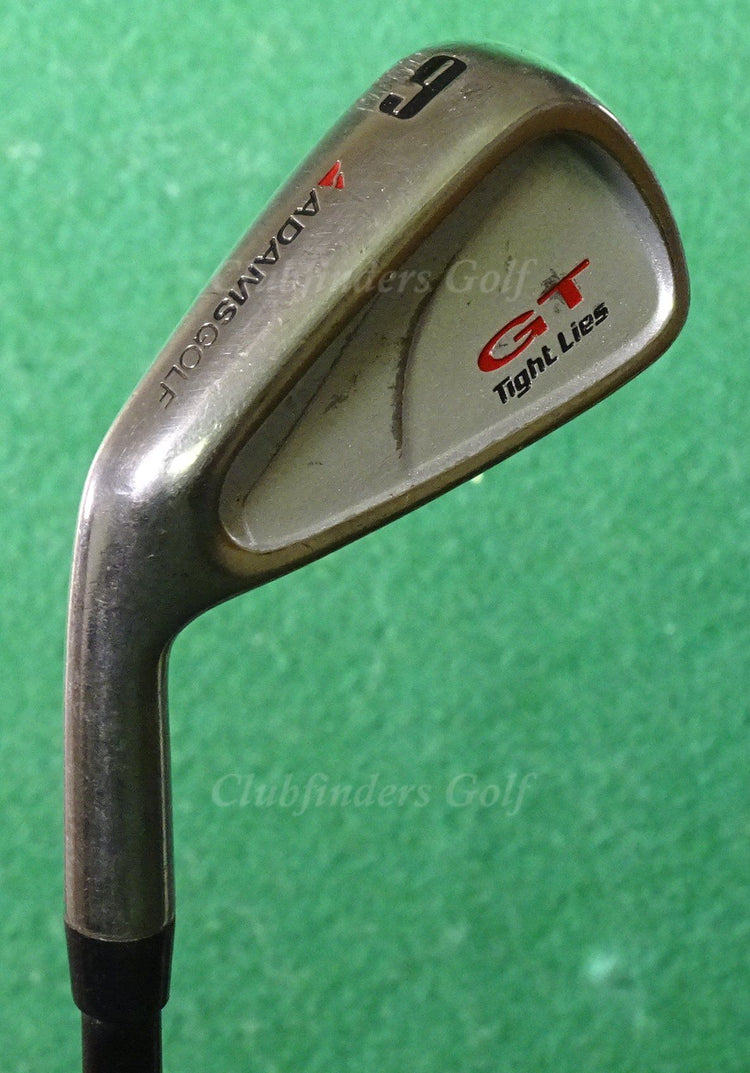 LH Adams Tight Lies GT Ultimate Single 6 Iron Factory GT Shaft Regular