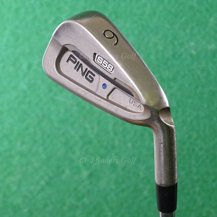 Ping S58 Blue Dot Single 6 Iron Cushin Z-Z65 Steel Stiff