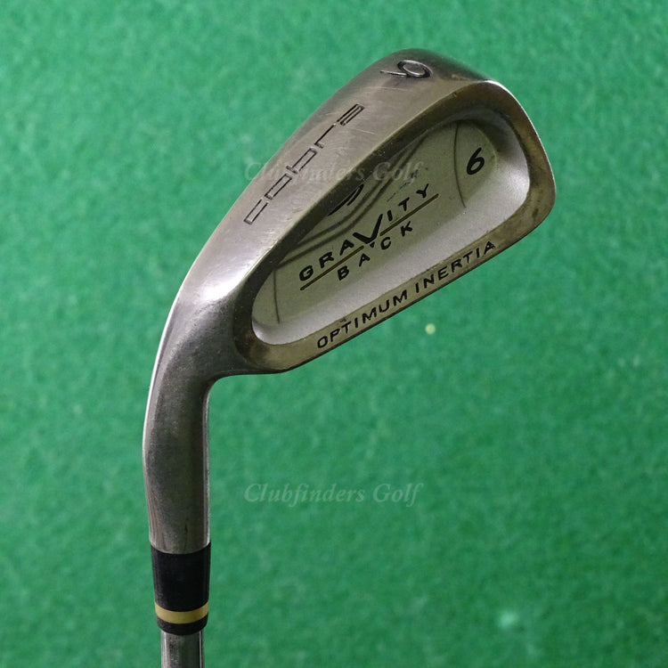 LH Cobra Golf Gravity Back Single 6 Iron Factory Steel Stiff