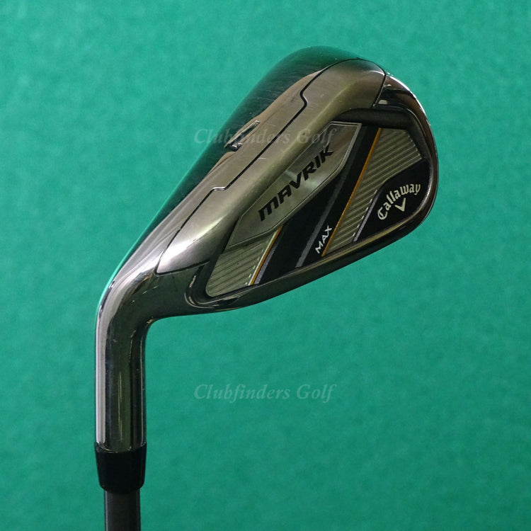 LH Callaway Mavrik Max Single 7 Iron Aldila Synergy 50IR-A Graphite Seniors