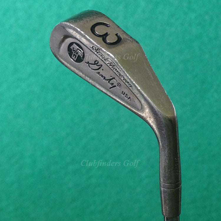 VINTAGE Stan Thompson Ginty Single 3 Iron Stepped Steel Regular