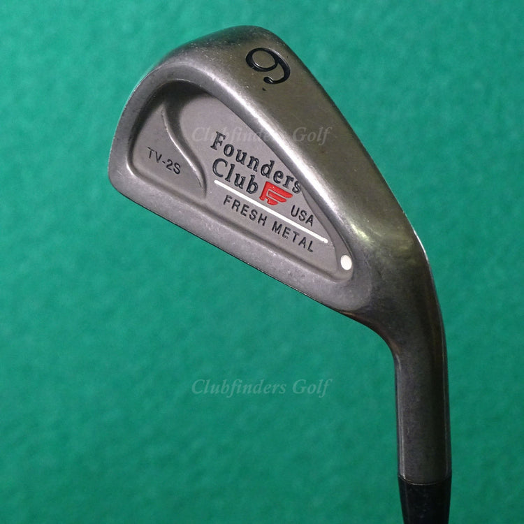 Founders Club Fresh Metal TV-2S Single 6 Iron Formula MP 300 Steel Stiff