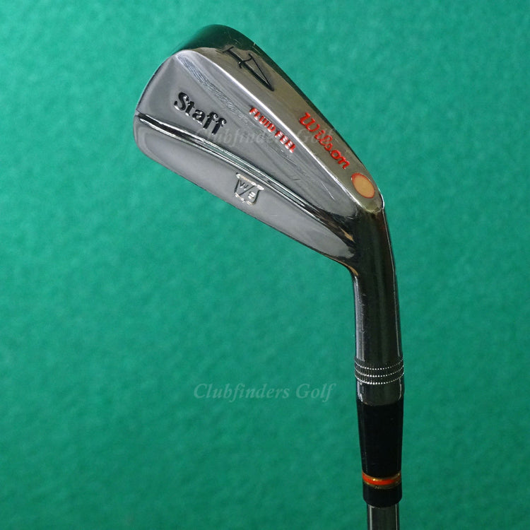 Wilson Staff Fluid Feel 1989 Forged Single 4 Iron Dynamic Gold Steel Stiff