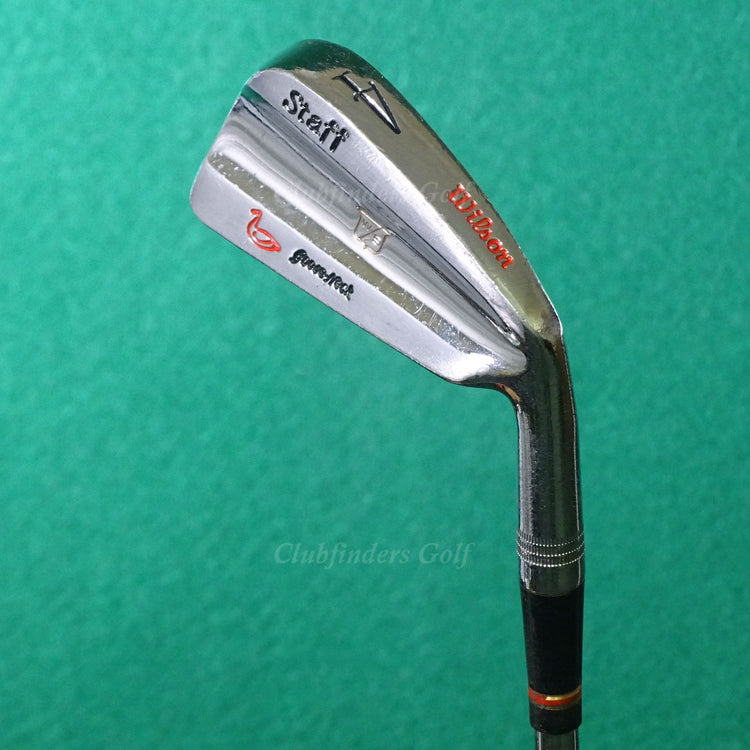 VINTAGE Wilson Staff Goose Neck Forged Single 4 Iron Dyna-Step Steel Regular