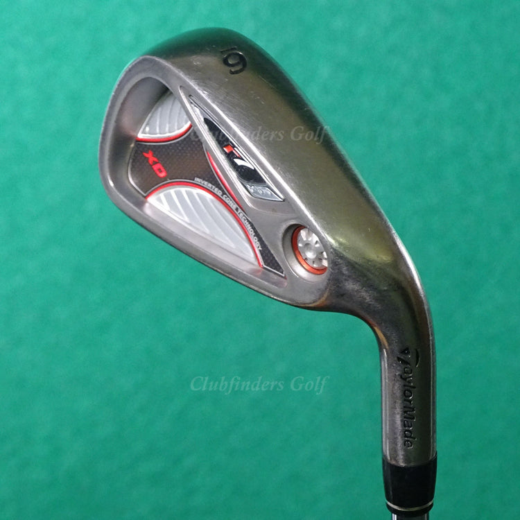TaylorMade r7 XD 2010 Single 6 Iron Factory T-Step 90 Steel Uniflex