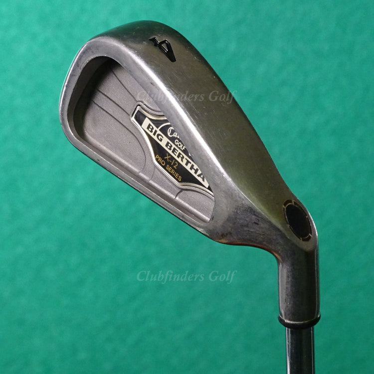 Callaway Big Bertha X-12 Pro Series Single 4 Iron Factory Rifle Steel Stiff