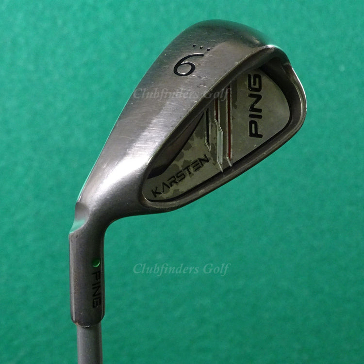 LH Ping Karsten 2015 Green Dot Single 9 Iron KS 401 Graphite Soft Regular