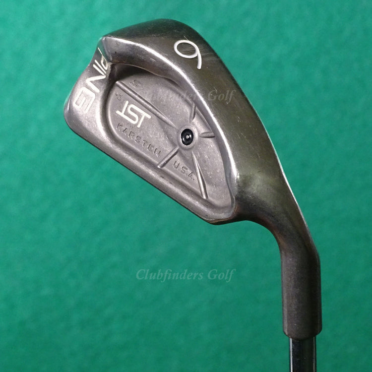 Ping ISI Stainless Black Dot Single 6 Iron Cushin JZ Steel Stiff