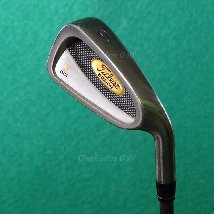 Titleist DCI 822 OS Single 6 Iron Factory Ultralight 75 Graphite Soft Regular