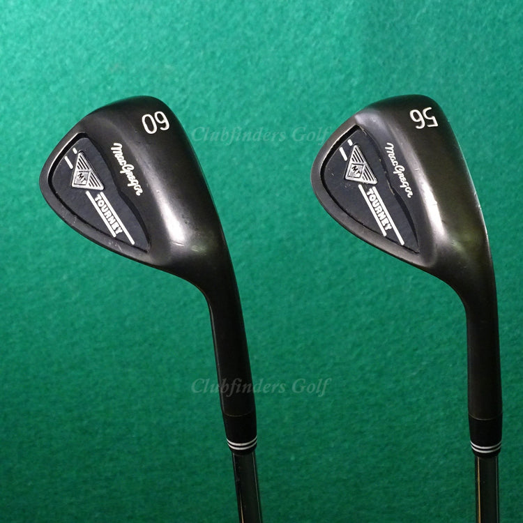 MacGregor MT Tourney Black 56° Sand & 60° Lob Wedges Factory Steel SET OF 2