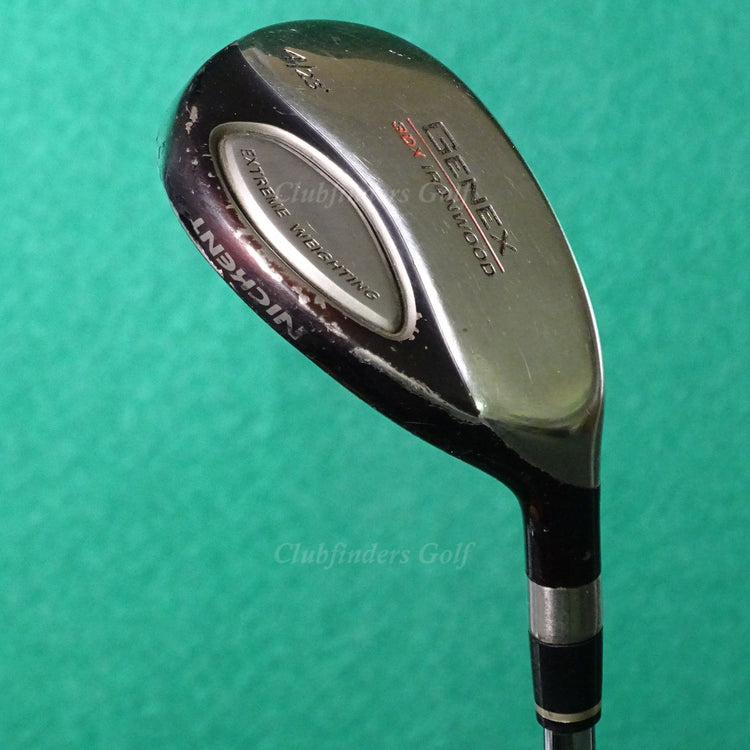 Nickent Genex 3DX Ironwood 23° Hybrid 4 Iron True Temper ST-90 Steel Uniflex