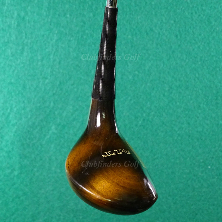 MacGregor MT Custom Tourney Persimmon 1, 4, & 5 Woods Steel Stiff SET OF 3