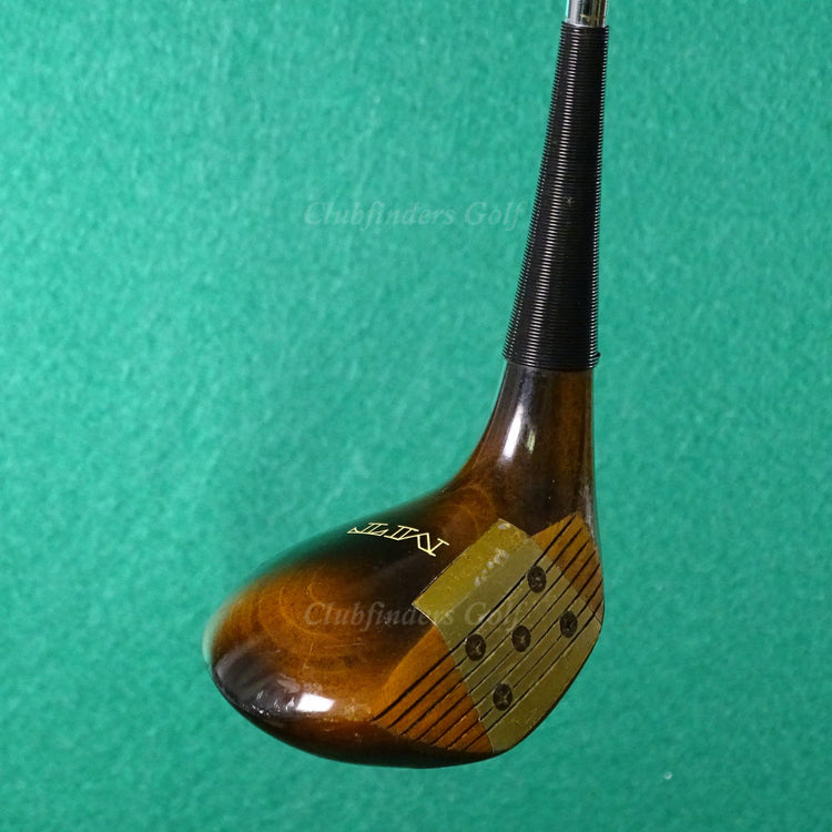 MacGregor MT Custom Tourney Persimmon 1, 4, & 5 Woods Steel Stiff SET OF 3
