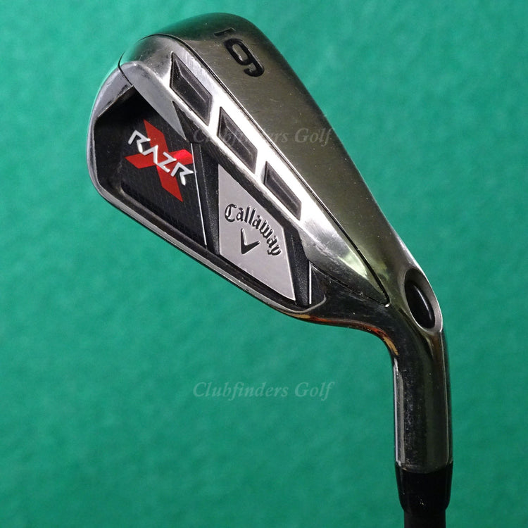 Callaway RAZR X Single 6 Iron Factory I-65G Graphite Regular